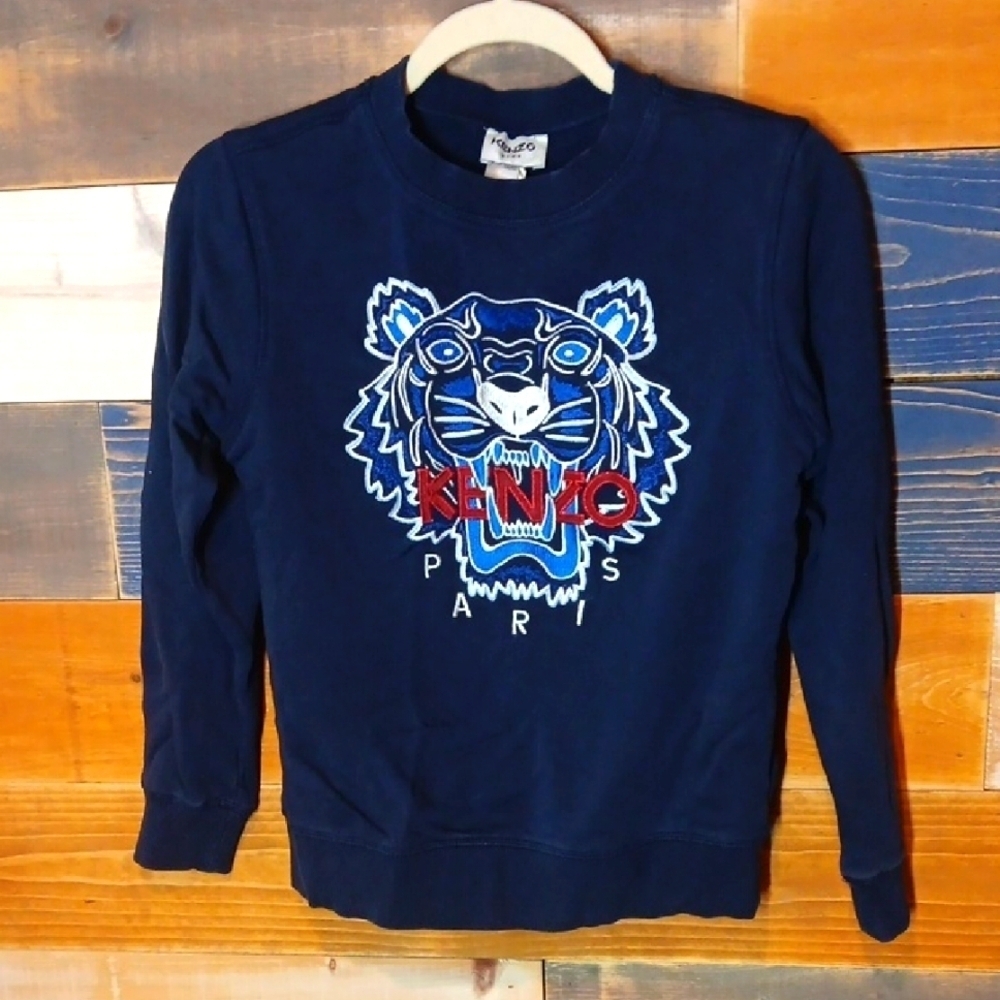 Kenzo Blue Tiger Sweatshirt